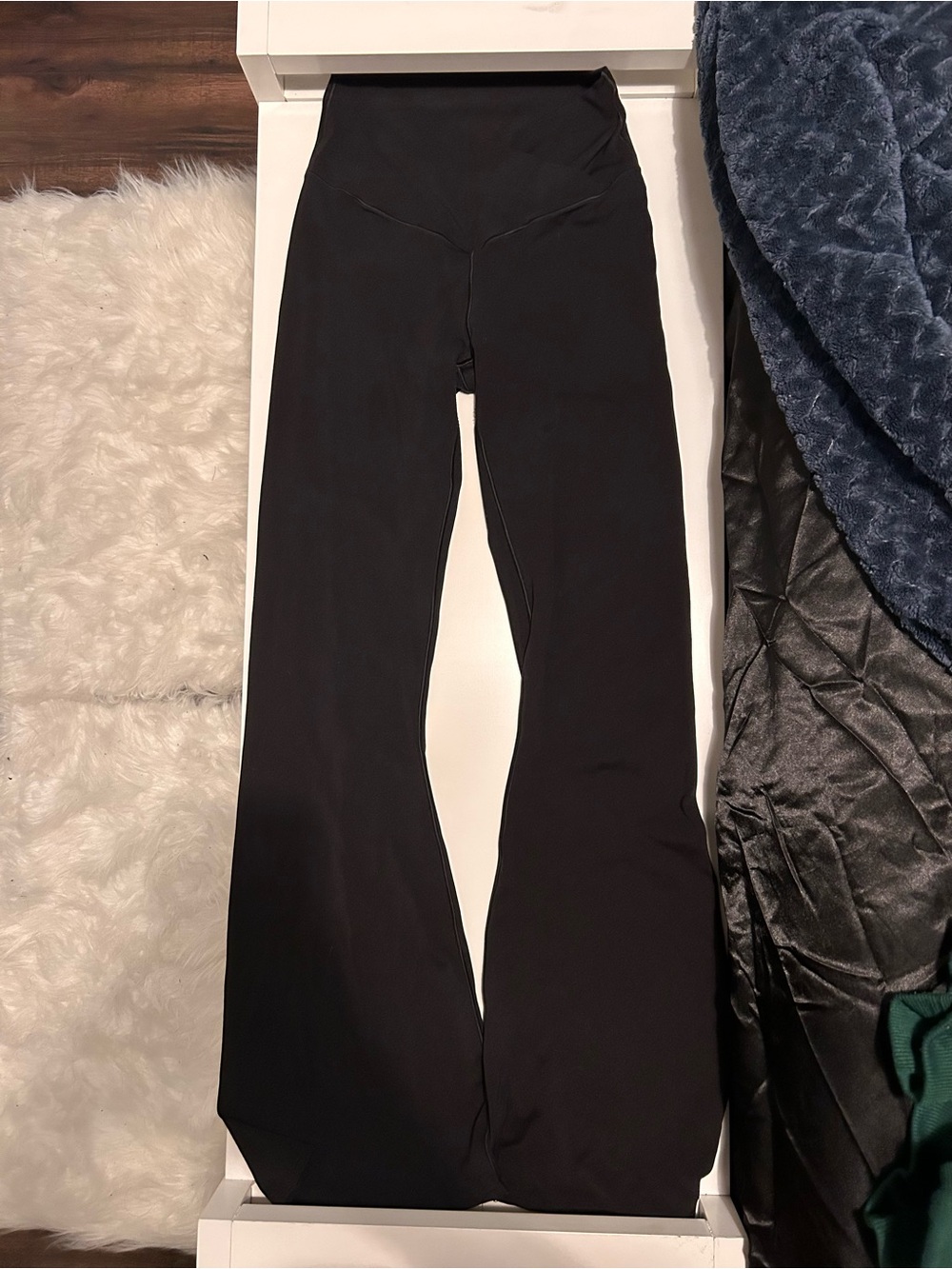 aerie Black High-Waist Flare Yoga Pants